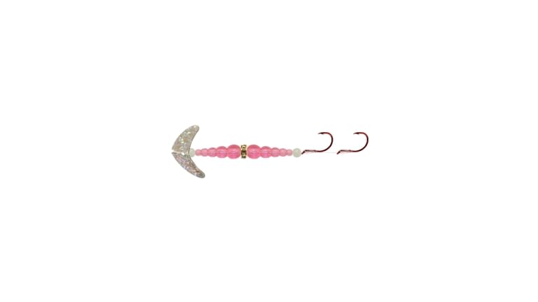 Mack's Lure Double Whammy Kokanee Pro, Silver FLO Pink, 6