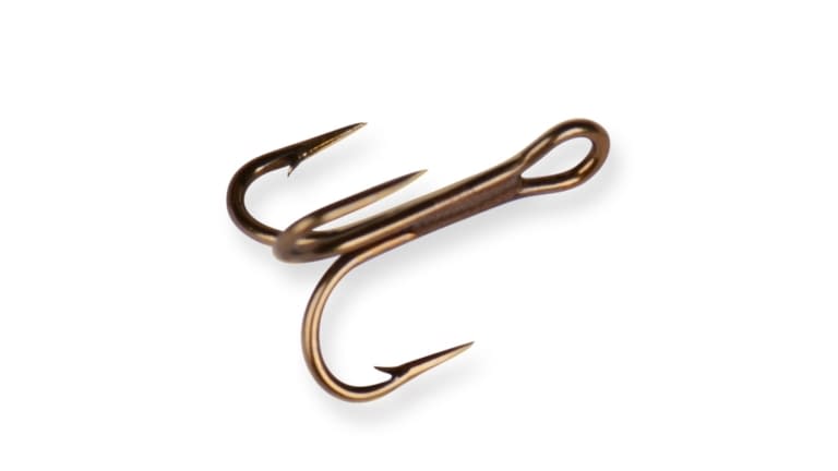 Mustad Treble Hook Bronze 5ct Size 10 for sale online 