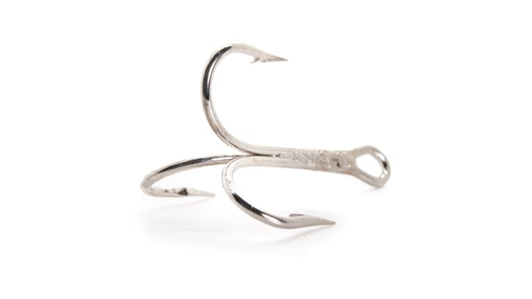 Treble Hook - 2x Strong | Mustad Fishing Nickel / 3/0 / 25