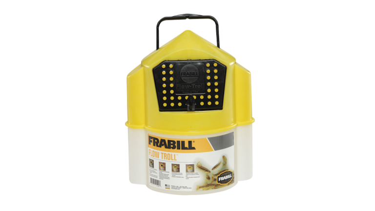 Frabill Flow Troll Bait Container, 6 qt