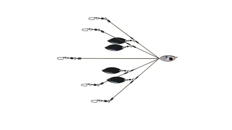 Picasso School-E-Rig Bait Ball Finesse Umbrella Rig - S