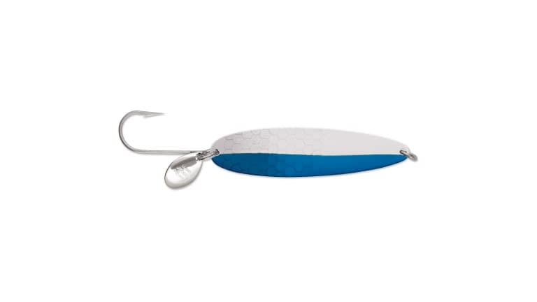 Luhr Jensen Coyote Spoon - Nickel/Neon Blue H&H