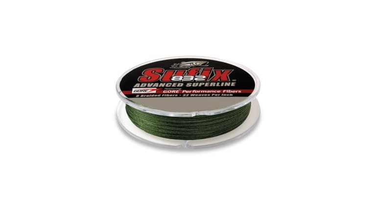 Sufix 832 Advanced Superline 30lb Braid Low-Vis Green