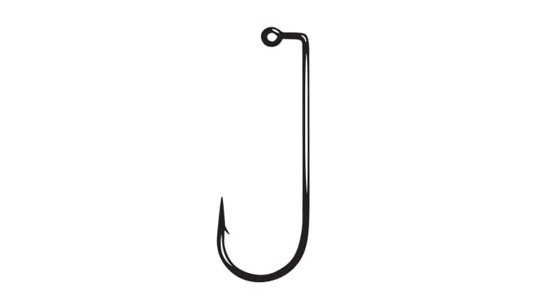 Gamakatsu Jig Hooks 90 Degree Heavy Wire, Round Bend in NS Black | Size 2/0