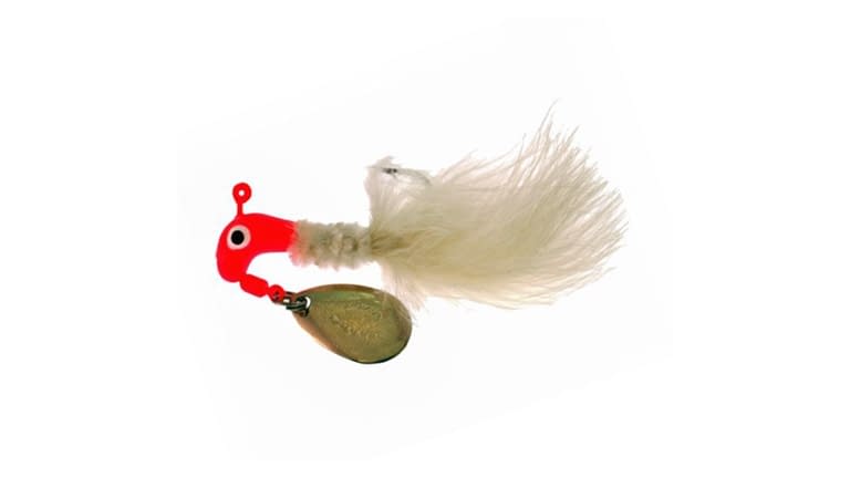 Road Runner B2-1002-009 - 1/16 oz Marabou (Fluorescent Red/White)