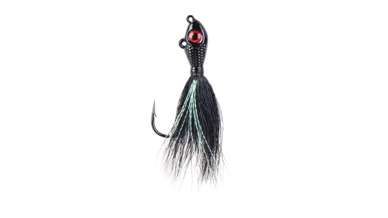 Mustad Big Eye Bucktail Jig 3/4oz Black - BEB-3/4-BK