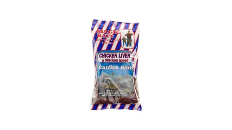 Magic Bait Shrimp & Chicken Blood Catfish Bait 10 oz