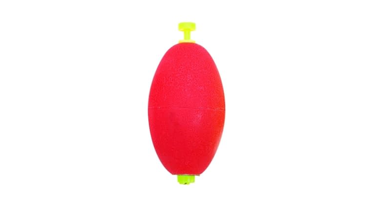 Eagle Claw Oval Weighted Foam Floats 50pk - FFOWR50-2