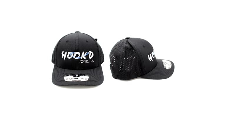 HOOK'D Trucker Hat - Black Snap Back