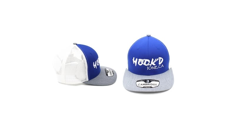 HOOK'D Trucker Hat - Blue Trucker