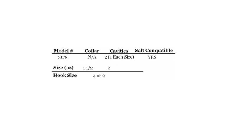 Do-it Casting Spoon Lure Mold - 3178 CC-2-L