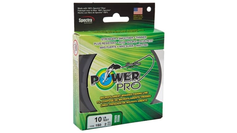 Power Pro Maxcuatro Braided Line Moss Green / 20lb / 150yd