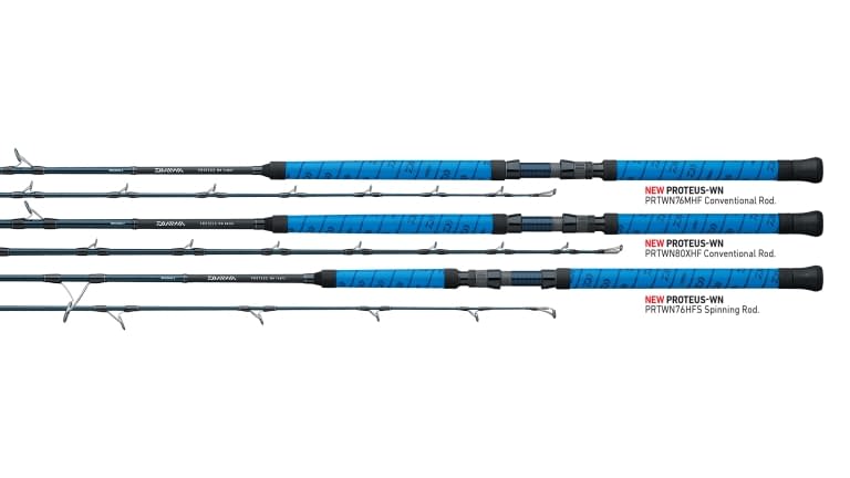 Daiwa Proteus Winn Conventional Rod "Blue" - 80mhf