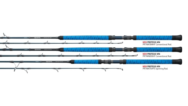 Daiwa Proteus Winn Conventional Rod "Blue" - 80xhf