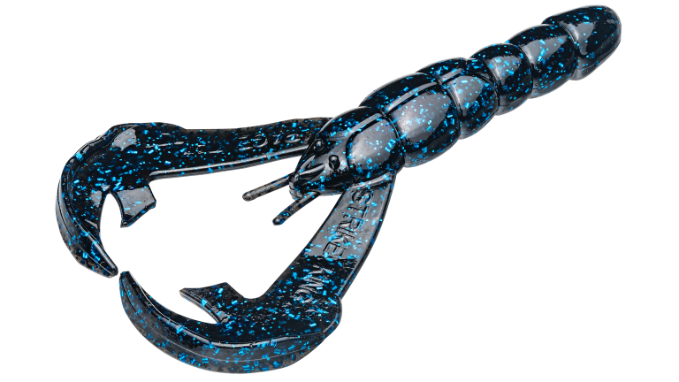 Strike King Rage Tail Craw Black Blue Flake