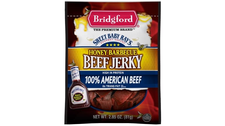 Bridgford Sweet Baby Ray's Beef Jerky - 1983