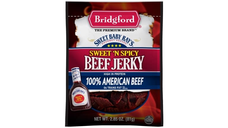 Bridgford Sweet Baby Ray's Beef Jerky - 1982