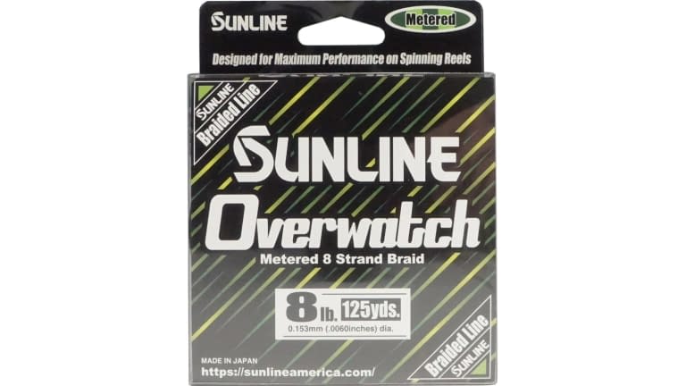 Sunline Overwatch Braid 165yd
