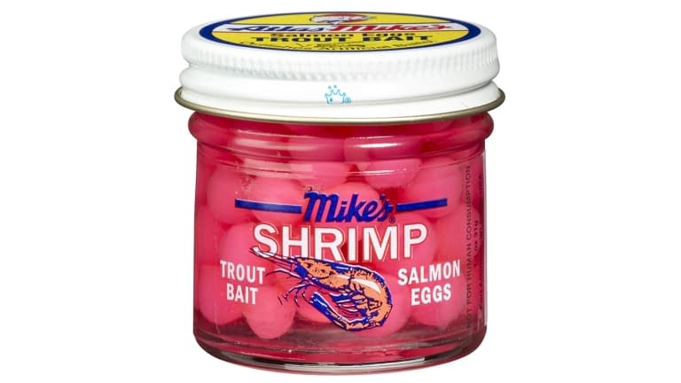 Atlas Mike's Pink Shrimp Salmon Egg, Fluorescent Pink - 1.6 oz jar