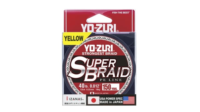 Yo-Zuri SuperBraid 150yd - R1260-Y
