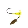 Lelands Crappie Eyehole Fin Spin Pink 1/16