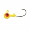 Luck E Strike Painted Round Jig Heads - Style: Yellow