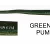 Roboworm Straight Tail Worm - Style: Green Neon Pumpkin
