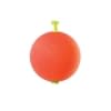 Eagle Claw Weighted Foam Round Snap On Floats 2pk - Style: Red