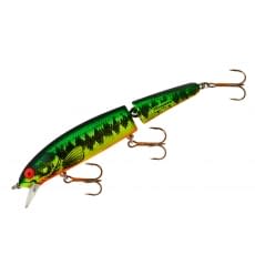  Bomber Lures Long A Slender Minnow Jerbait Fishing Lure,  Chrome/Black Back Orange Belly, B25A Deep