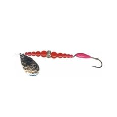 Mack's Lure Classic Wedding Ring Fishing Spinnerbait, Flo Orange, Size 4  Hook, Spinnerbaits