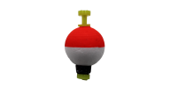Anglers King Red & White Weighted Foam Floats - Thumbnail