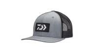 Daiwa D-Vec Two-Tone Logo Trucker Hats Rubber Patch Logo / Grey/Black