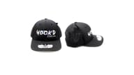 HOOK'D Trucker Hat - Black Snap Back - Thumbnail