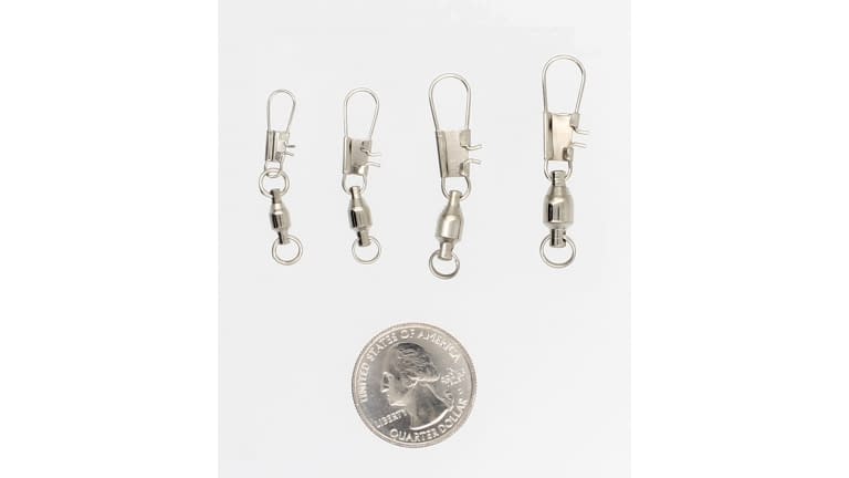 Big Daddy Ball Bearing Interlock Snap Swivels - Snap Swivel Sizes