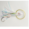 P-Line Rigged Squids - Style: White