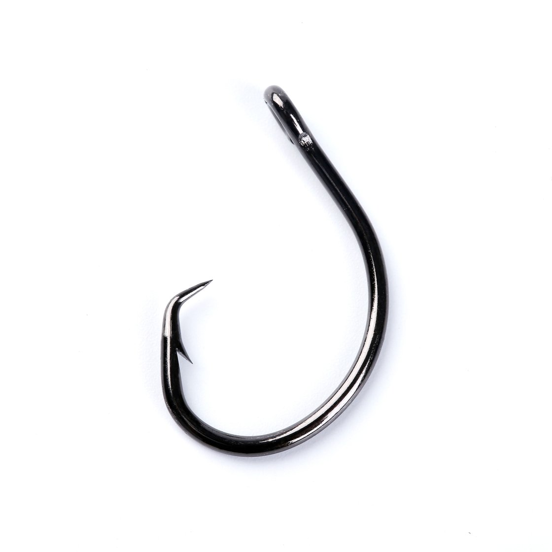 Pack de 10 Mustad UltraPoint Demon Offset Circle 1 Gancho Extra Fuerte con Punto Kirbed