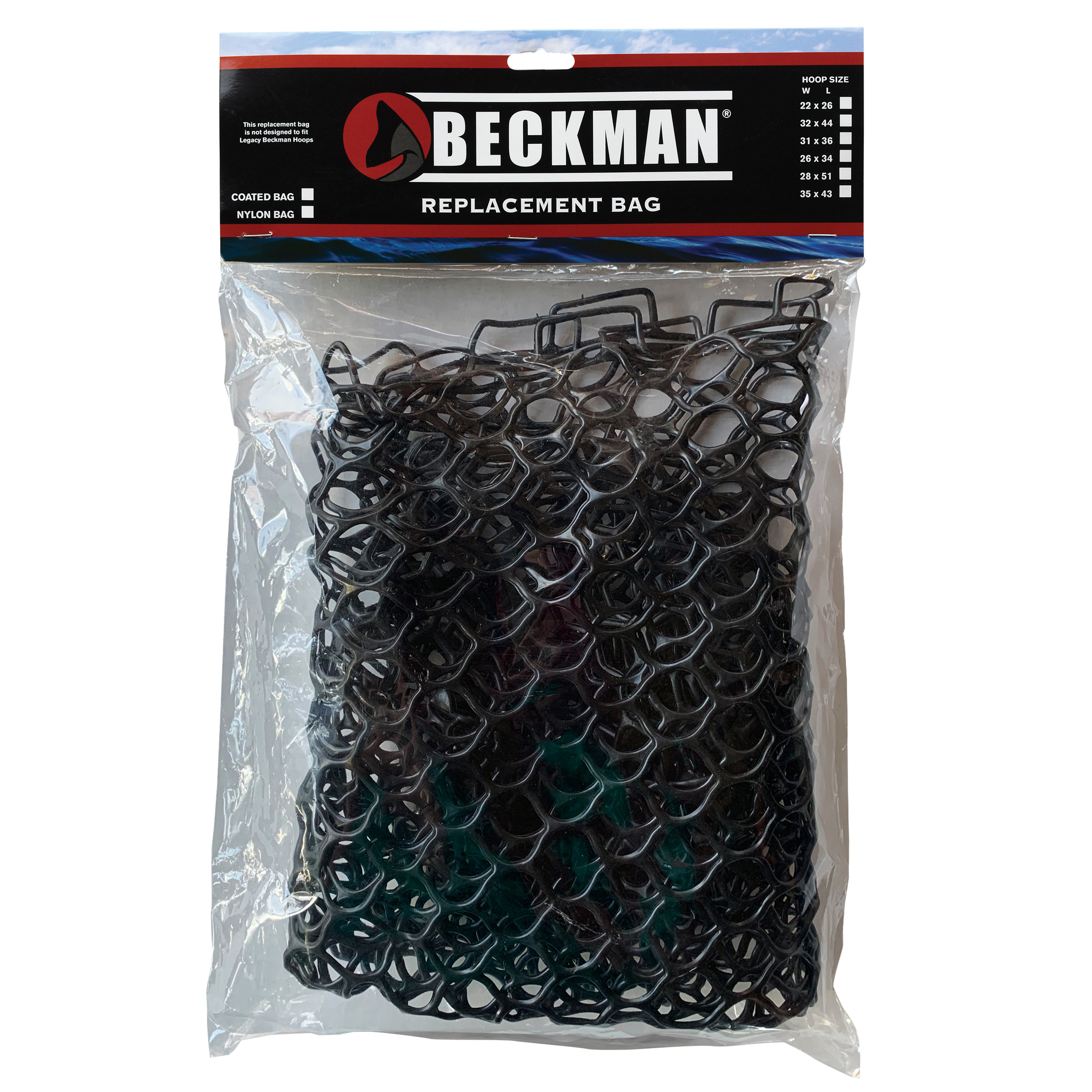 Beckman Net RN2227R-CLR Replacement Nets 22 X 27 Clear Rubber :  : Sports, Fitness & Outdoors