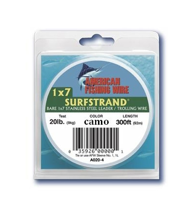 American fishing wire stainless steel trolling wire