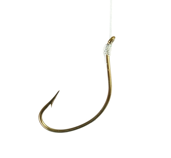 Eagle Claw Snelled Kahle Wide Bend Hook