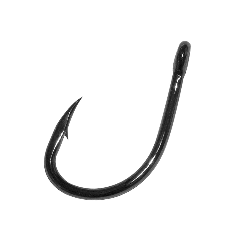 Extra wide gap weedless heavy gauge hook with spring lock bait