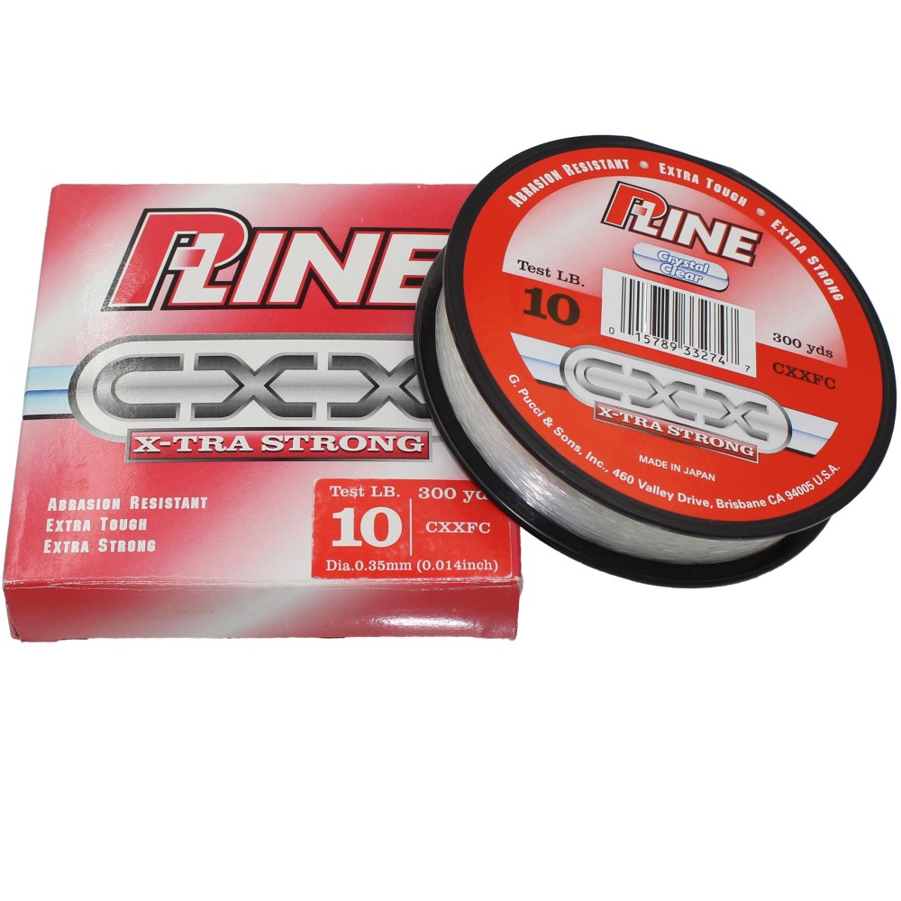P-Line CXX Extra Strong Line Crystal Clear 10lb 300 Yards Cxxfc-10 for sale online 