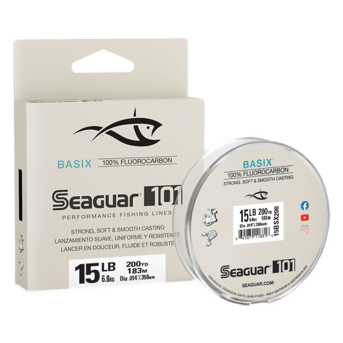 Seaguar 101 BasiX Fluorocarbon Line