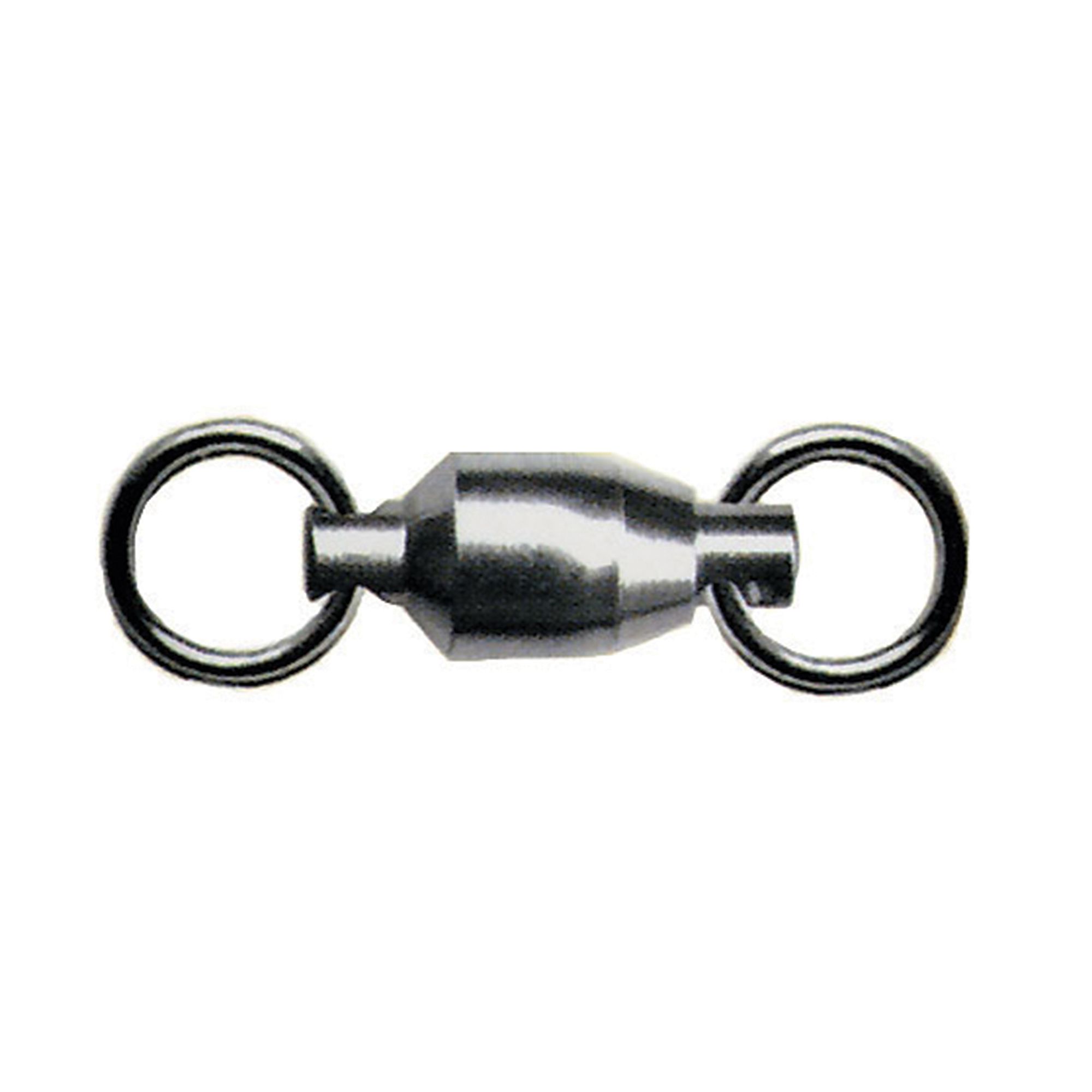 Split Ring Connector with Stainless Steel Clip in Black