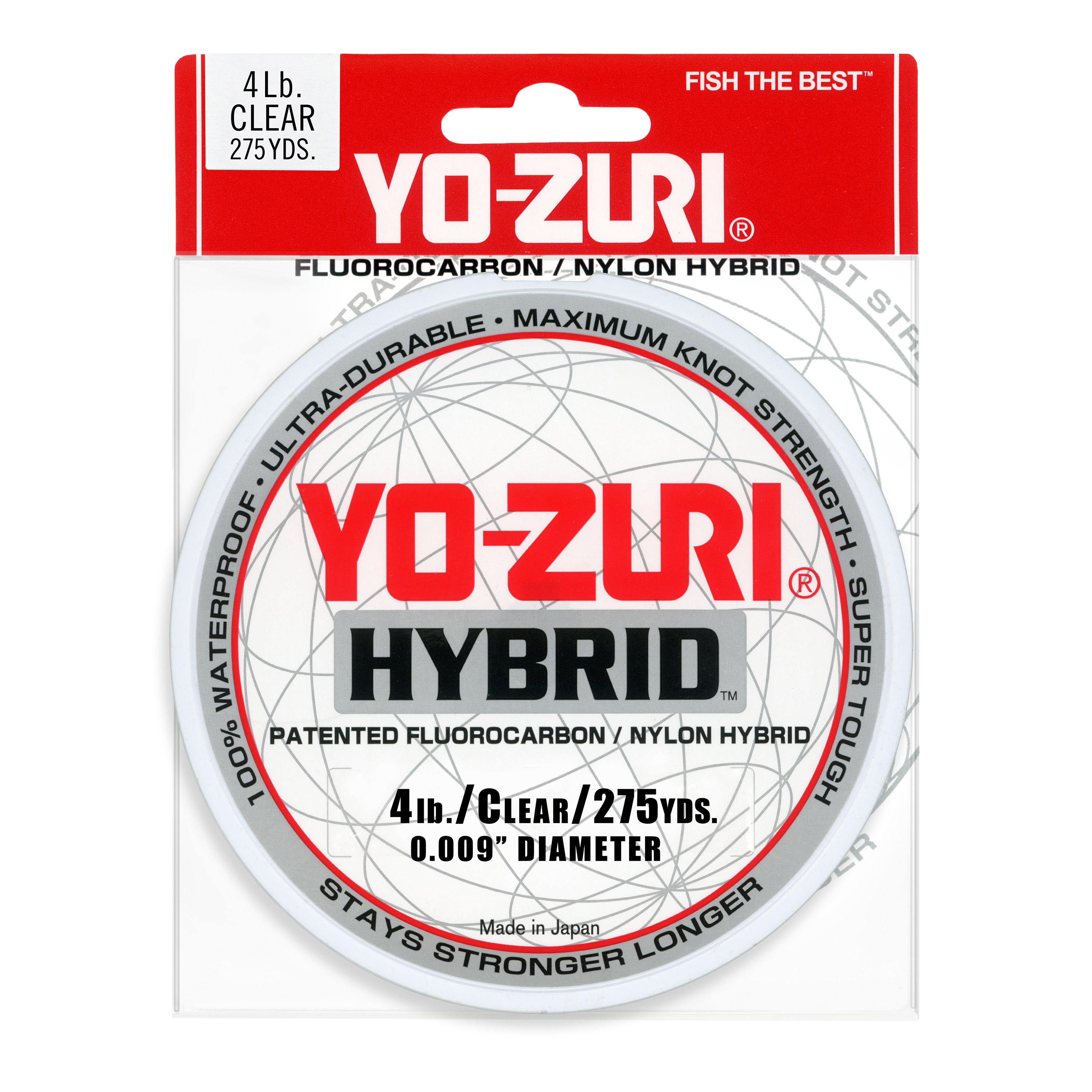 Yo-Zuri Fluorocarbon Nylon Hybrid Fishing Line - 6 LB Test - 600